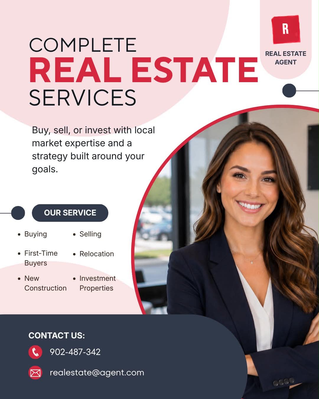 Complete real estate services — buying, selling, first-time buyers, relocation, new construction, investment properties